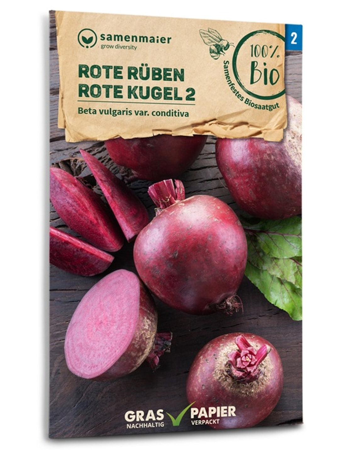 Samen Maier BIO Rote Rüben Rote Kugel 2