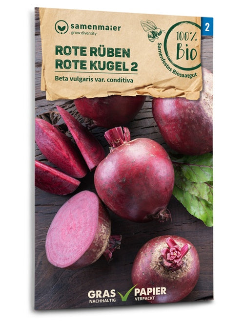 Samen Maier BIO Rote Rüben Rote Kugel 2