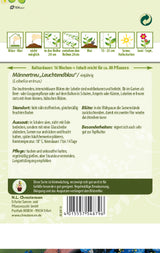 N.L. Chrestensen Männertreu Leuchtendblau