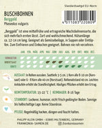 Frankonia Samen Buschbohnen Berggold