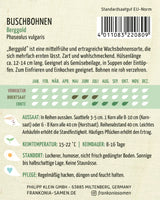 Frankonia Samen Buschbohnen Berggold
