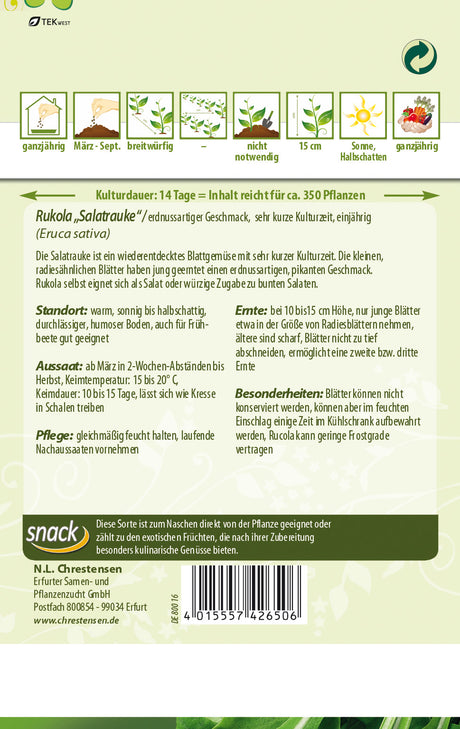 N.L. Chrestensen Rukola Salatrauke