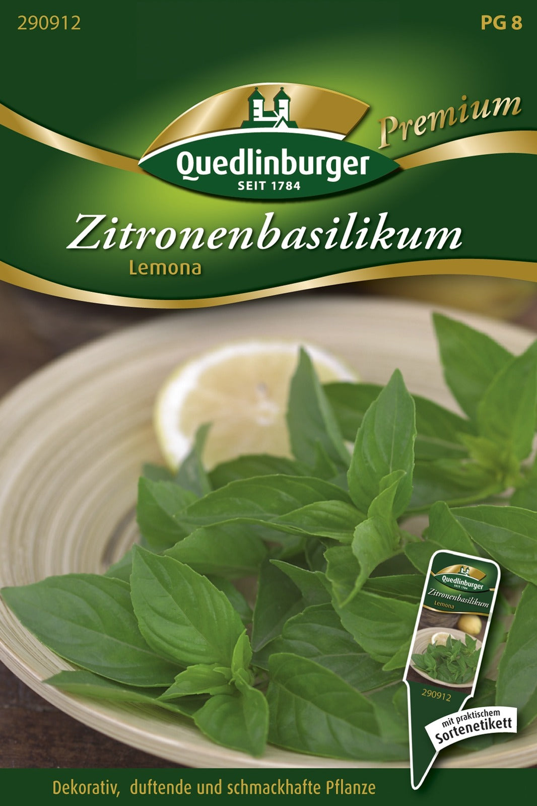 Quedlinburger Zitronenbasilikum Lemona