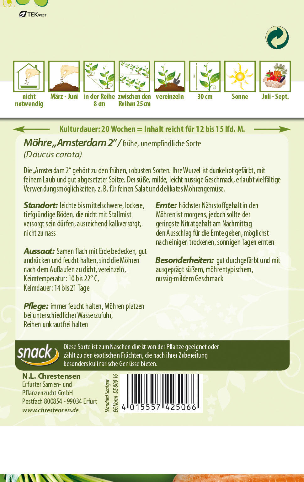 N.L. Chrestensen Möhre Amsterdam 2