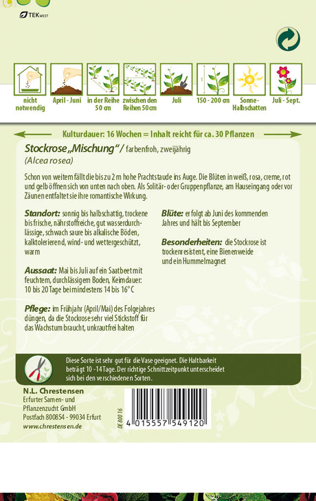 N.L. Chrestensen Stockrose Mischung
