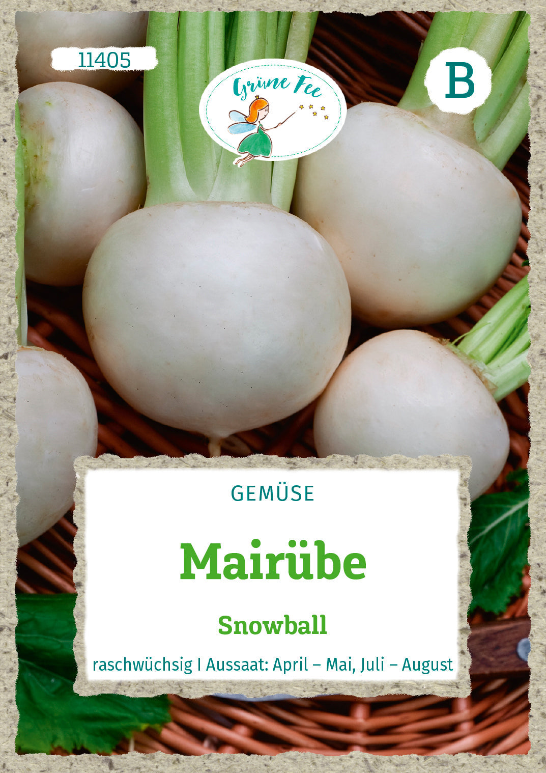 Grüne Fee Mairüben Snowball