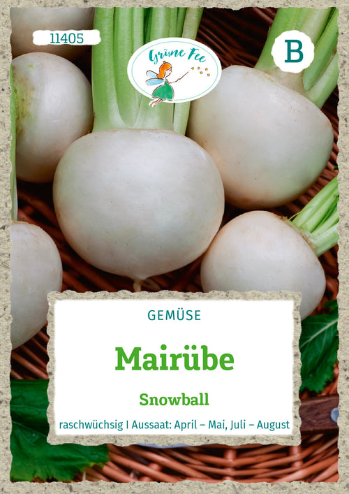 Grüne Fee Mairüben Snowball