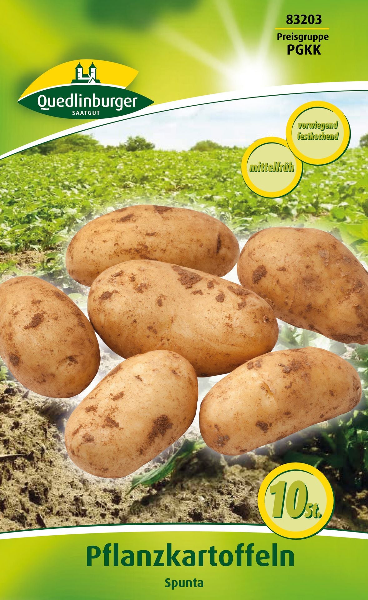 Quedlinburger Pflanzkartoffel Spunta 10 Stück
