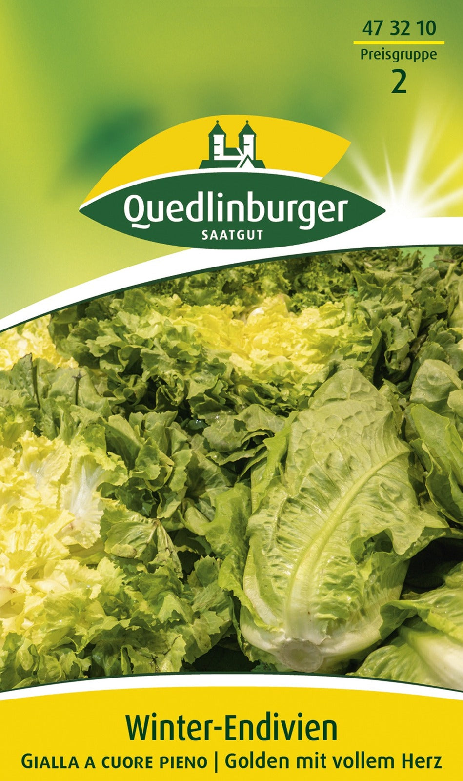 Quedlinburger Kopfendivie Gialla a Cuore pieno
