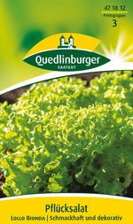 Quedlinburger Pflück-& Schnittsalat Lollo bionda
