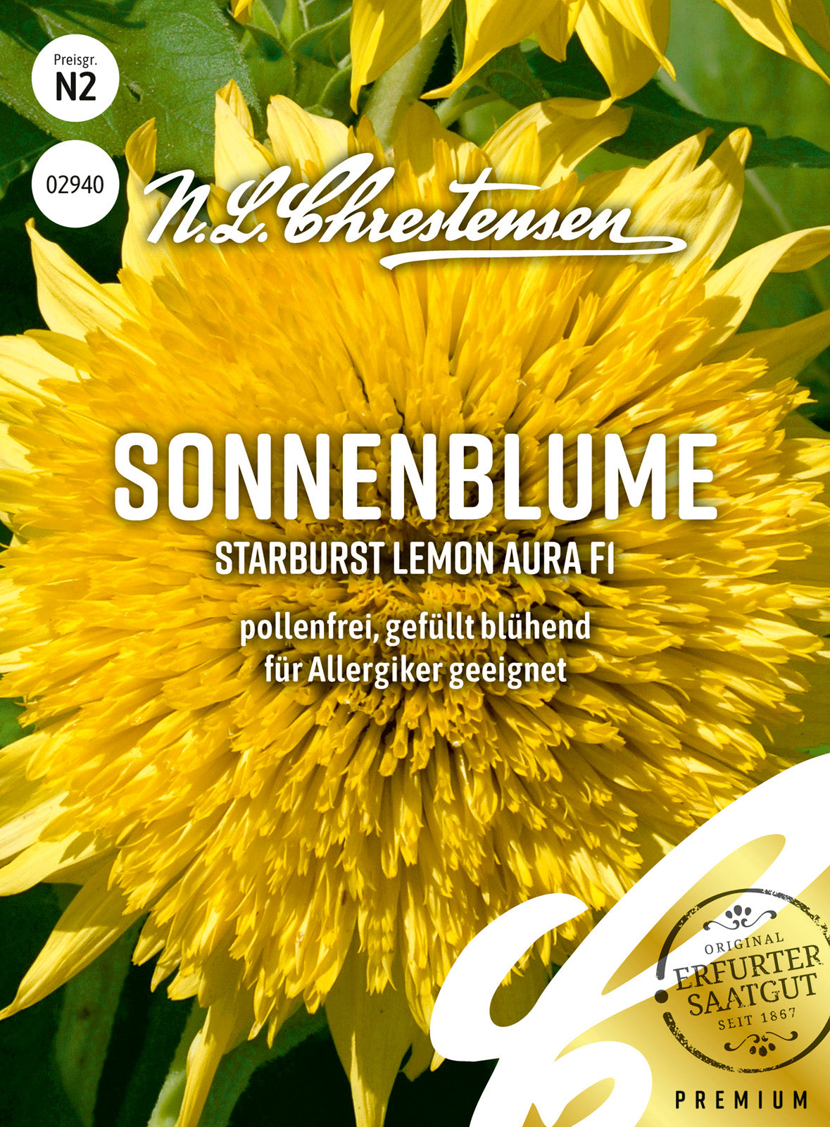 N.L. Chrestensen Sonnenblume Starburst Lemon Aura F1