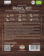 SPERLI BIO Microgreens Radieschen Nachfüllpad
