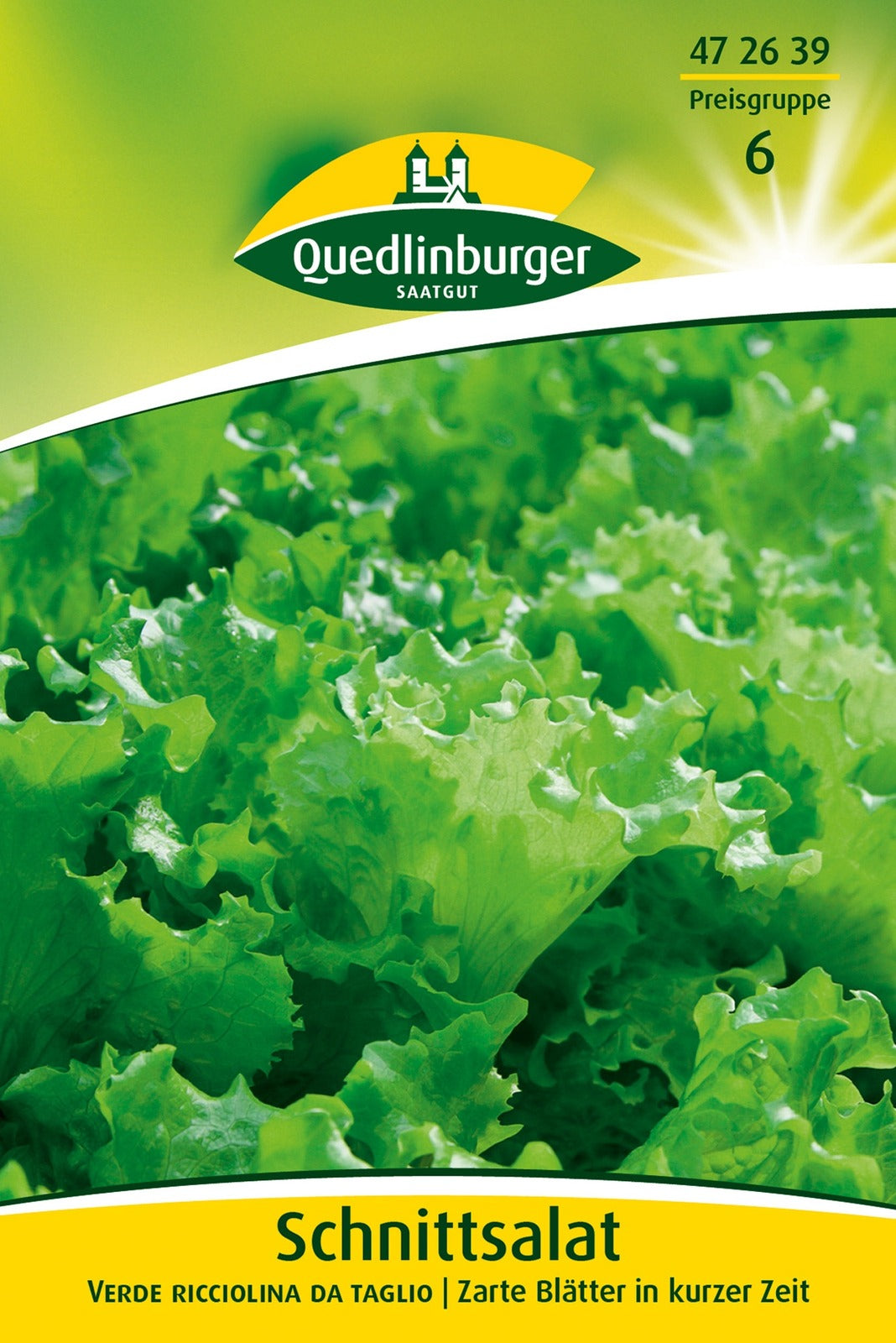 Quedlinburger Pflück-& Schnittsalat verde ricciolina da taglio