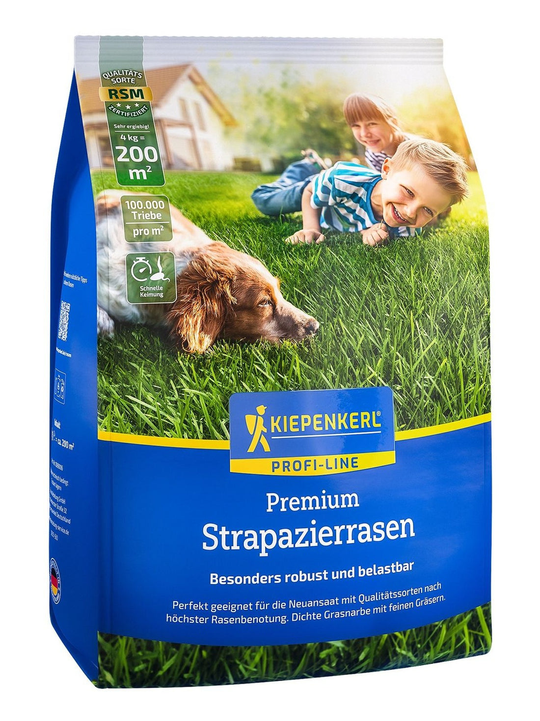 Kiepenkerl Rasen Active Strapazierfähiger, 4 kg Profi-Line