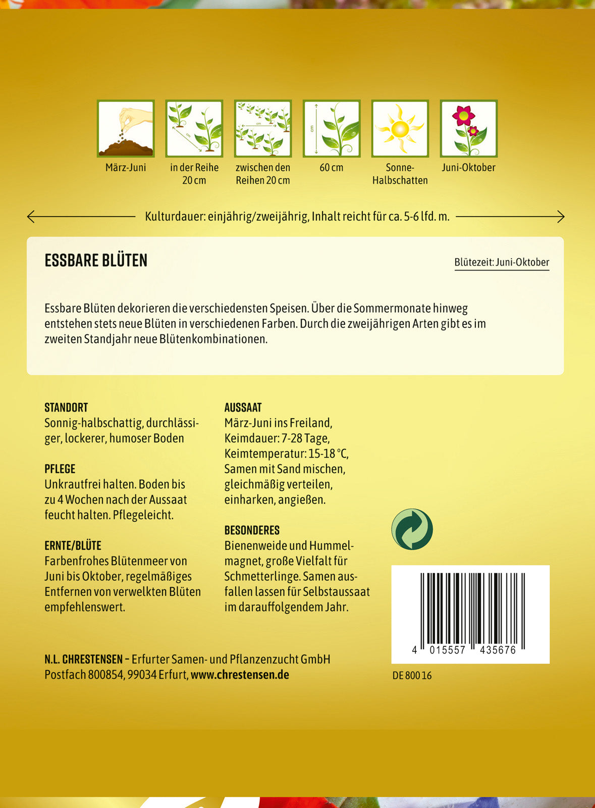 N.L. Chrestensen Essbare Blüten