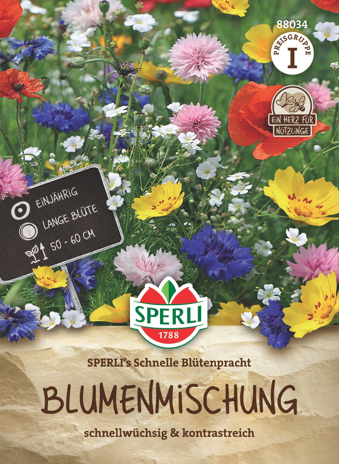 SPERLI Blumensamen-Mischungen SPERLI's Schnelle Blütenpracht