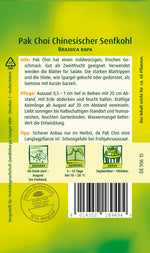 Quedlinburger Pak Choi Chinesischer Senfkohl