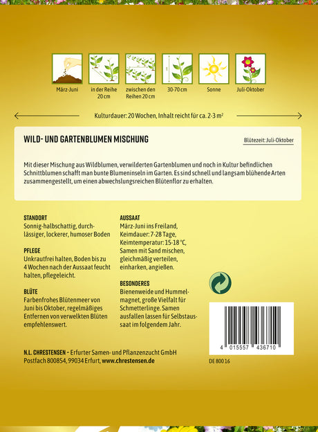 N.L. Chrestensen Wild- und Gartenblumen Mischung
