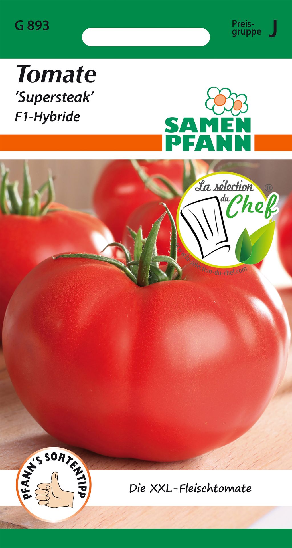 Samen Pfann Tomate Supersteak