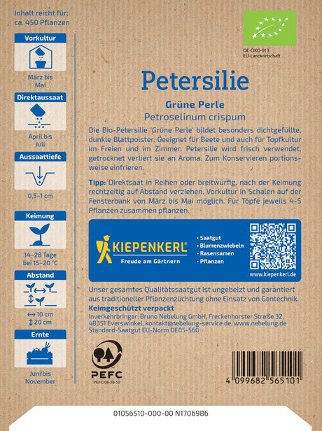 Kiepenkerl Petersilie Grüne Perle