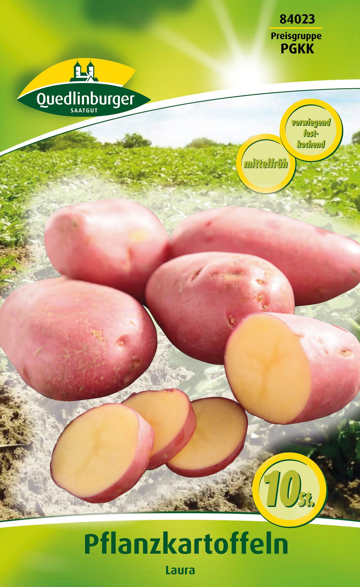 Quedlinburger Pflanzkartoffel Laura 10 Stück