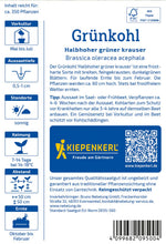 Kiepenkerl Grünkohl Halbhoher grüner krauser
