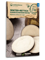 Samen Maier BIO Winter-Rettich Runder schwarzer
