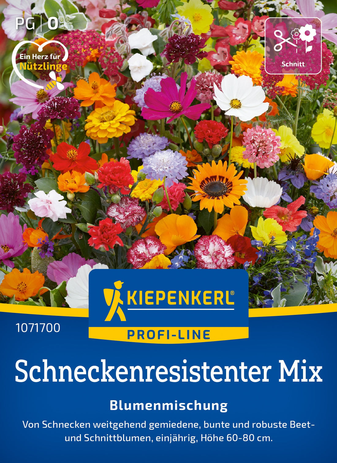 Kiepenkerl Blumensamen-Mischung Schneckenresistente Blütensymphonie