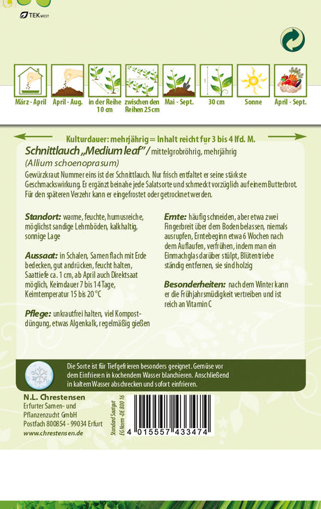 N.L. Chrestensen Schnittlauch Medium leaf