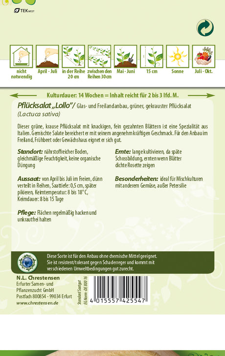 N.L. Chrestensen Pflücksalat Lollo