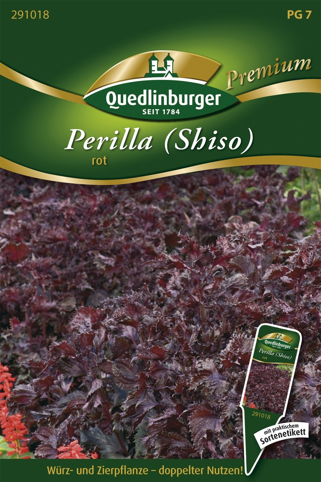 Quedlinburger Perilla Shiso rot