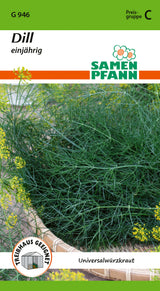 Samen Pfann Dill Einjährig