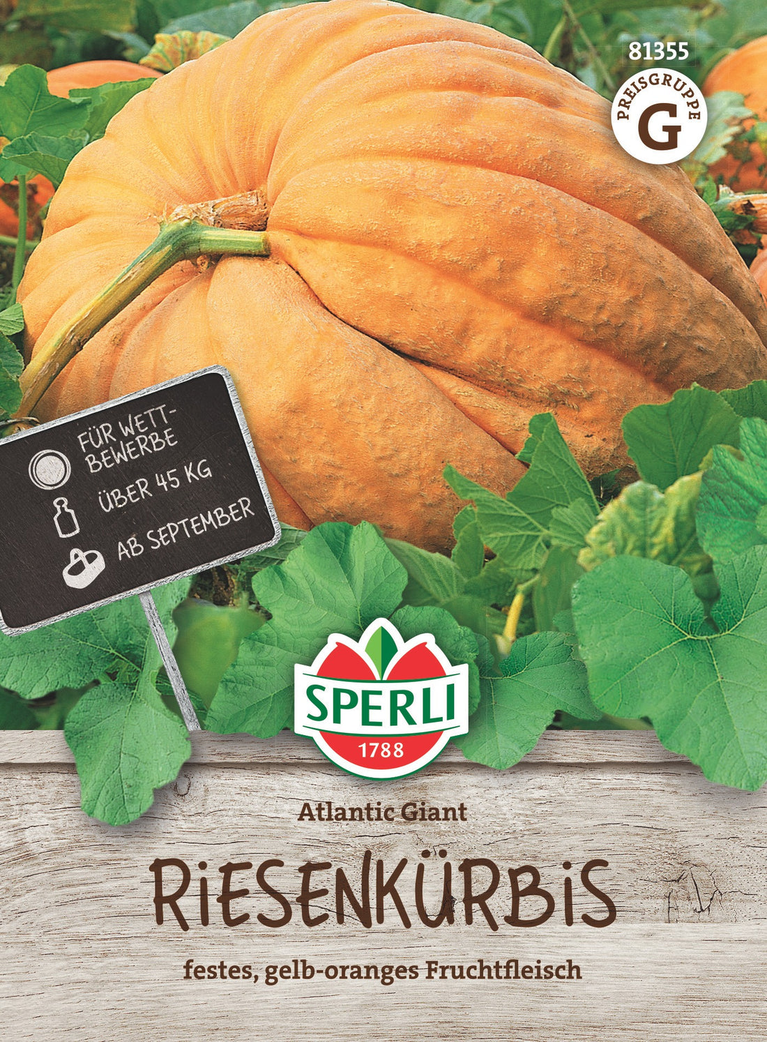SPERLI Riesenkürbis Atlantic Giant