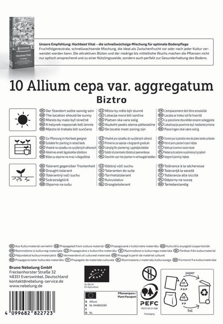 Kiepenkerl BIO Schalotte Biztro 10 Stück