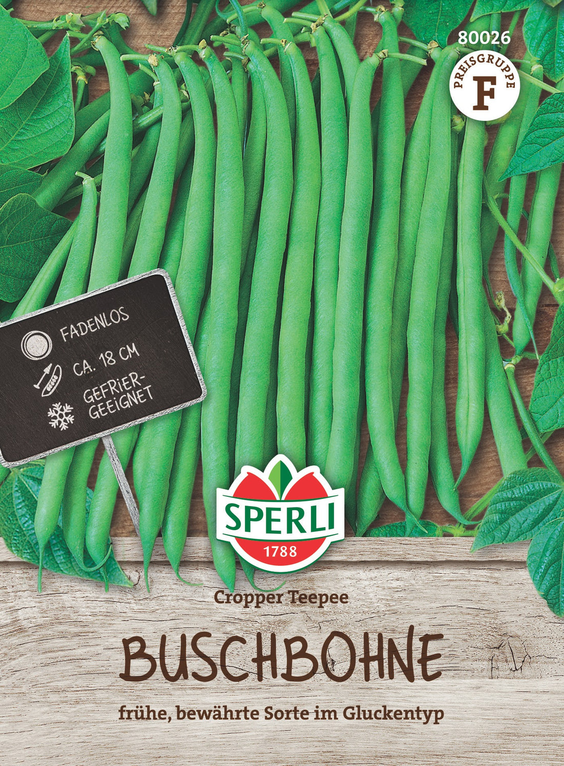 SPERLI Buschbohne Cropper Teepee