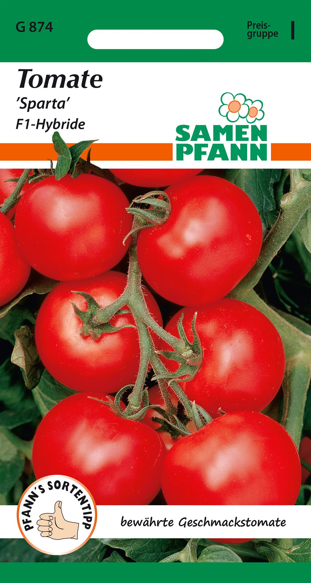 Samen Pfann Tomate Sparta