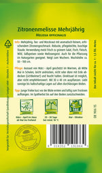 Quedlinburger Zitronenmelisse mehrjährig