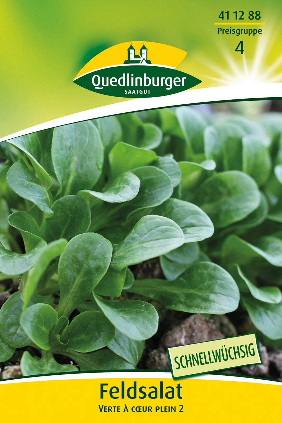 Quedlinburger Feldsalat Verte à coeur plein 2