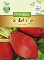 N.L. Chrestensen Runkelrübe Eckdorot (Typ Rote Walze)
