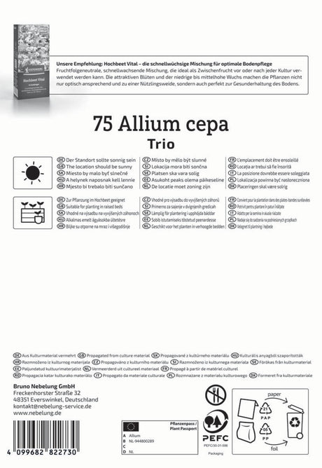 Kiepenkerl Steckzwiebel Trio 75 Stück