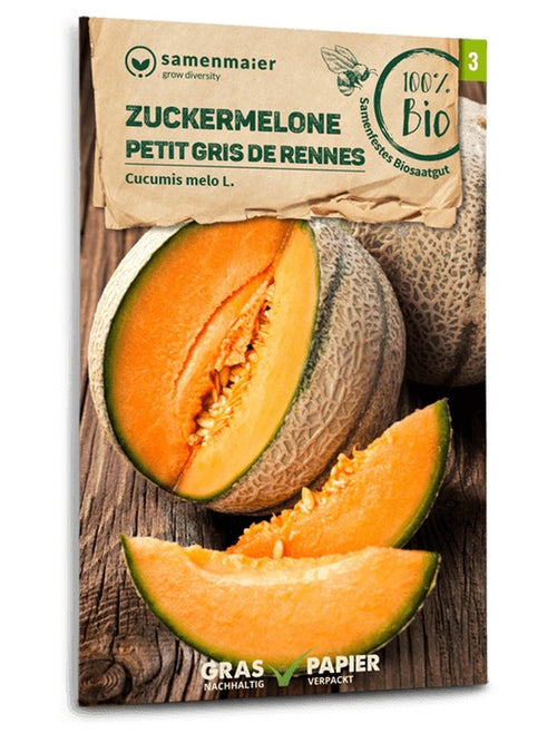 Samen Maier BIO Zuckermelone Petit gris de Rennes