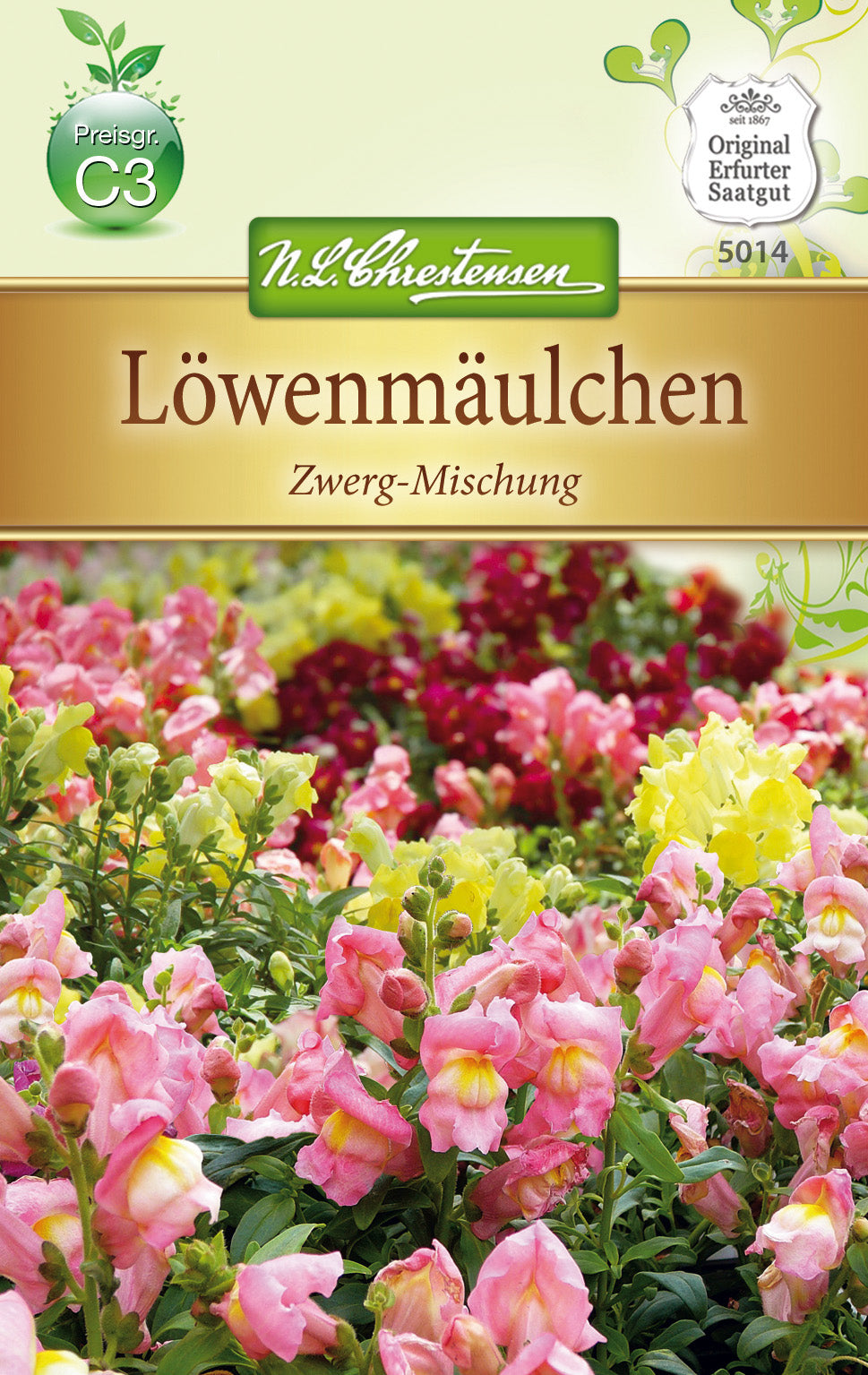 N.L. Chrestensen Anthirrhinum Löwenmäulchen, Zwerg-Mischung