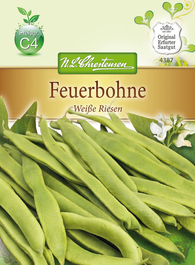 N.L. Chrestensen Prunkbohne Weiße Riesen