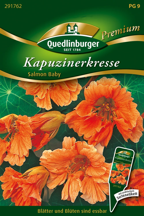 Quedlinburger Kapuzinerkresse Salmon Baby
