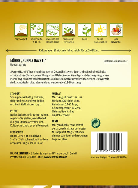 N.L. Chrestensen Möhre Purple Haze