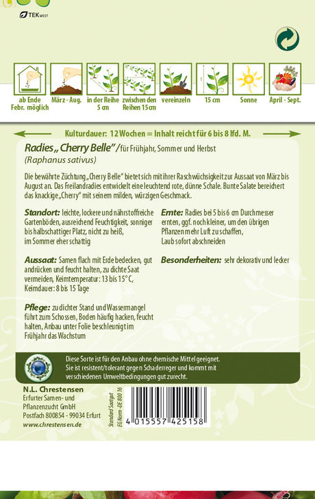 N.L. Chrestensen Radies Cherry Belle