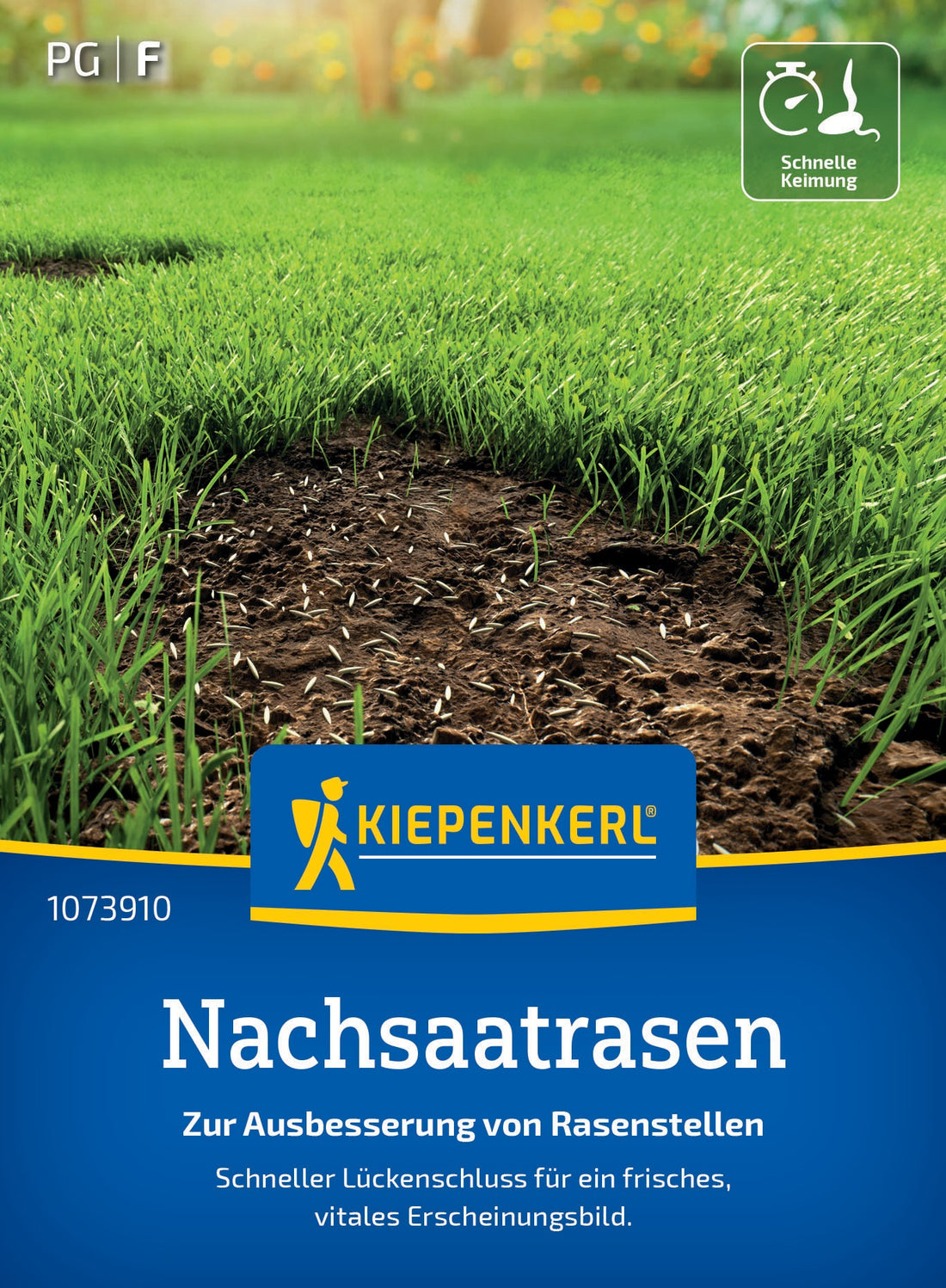Nachsaatrasen zur Ausbesserung von Rasenstellen, 25 g