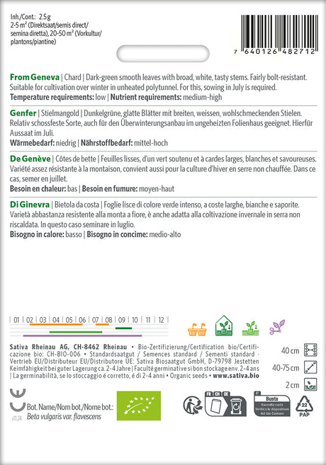 Sativa Stielmangold Genfer