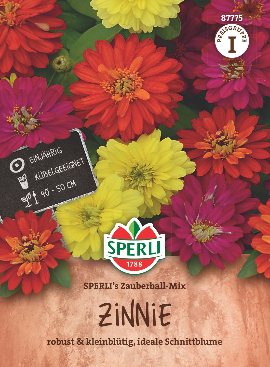 SPERLI Zinnie SPERLI's Zauberball-Mix