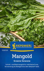 Kiepenkerl Mangold Groene Gewone